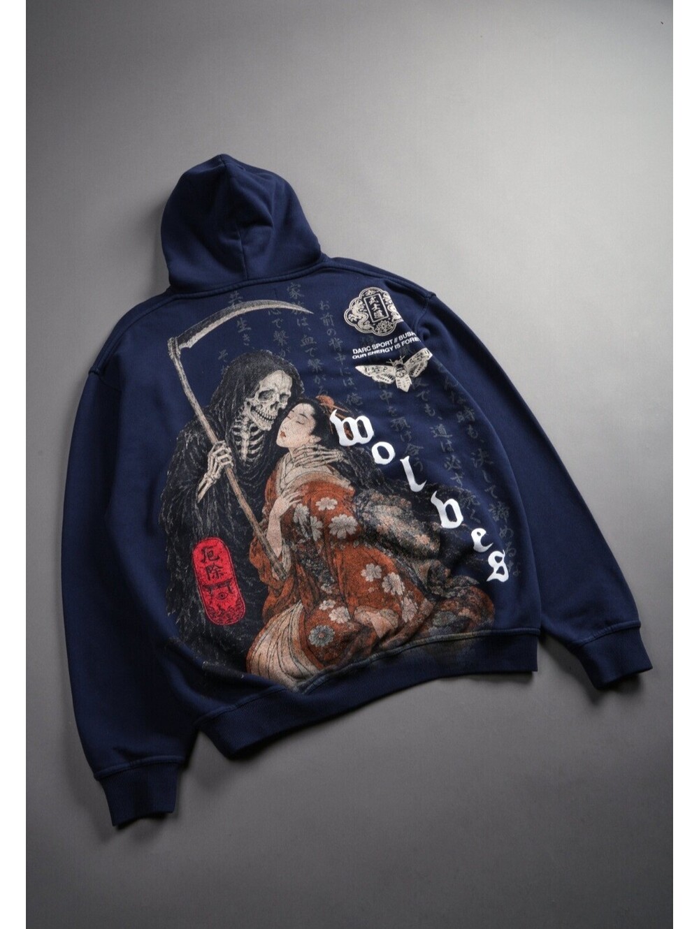 Darc Sport Shinigami'S Embrace Bishop Hoodie in Navy S